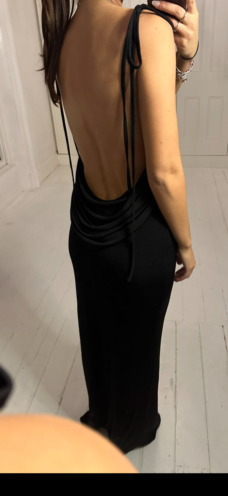 Slinky backless dress new arrivals