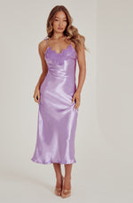 lilac maxi dress