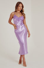 lilac maxi dress