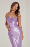 lilac maxi dress