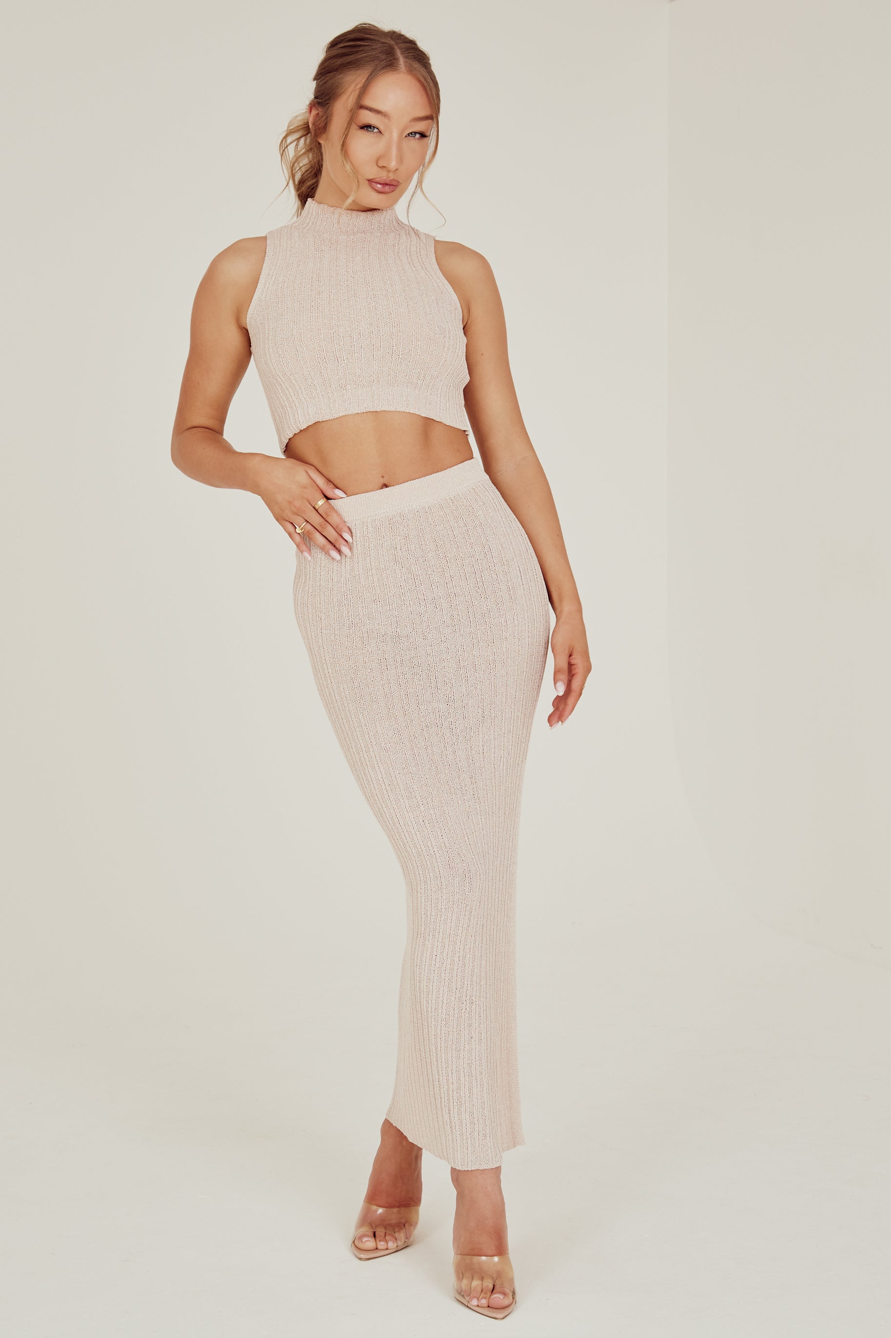 SHIMMER KNIT COORD