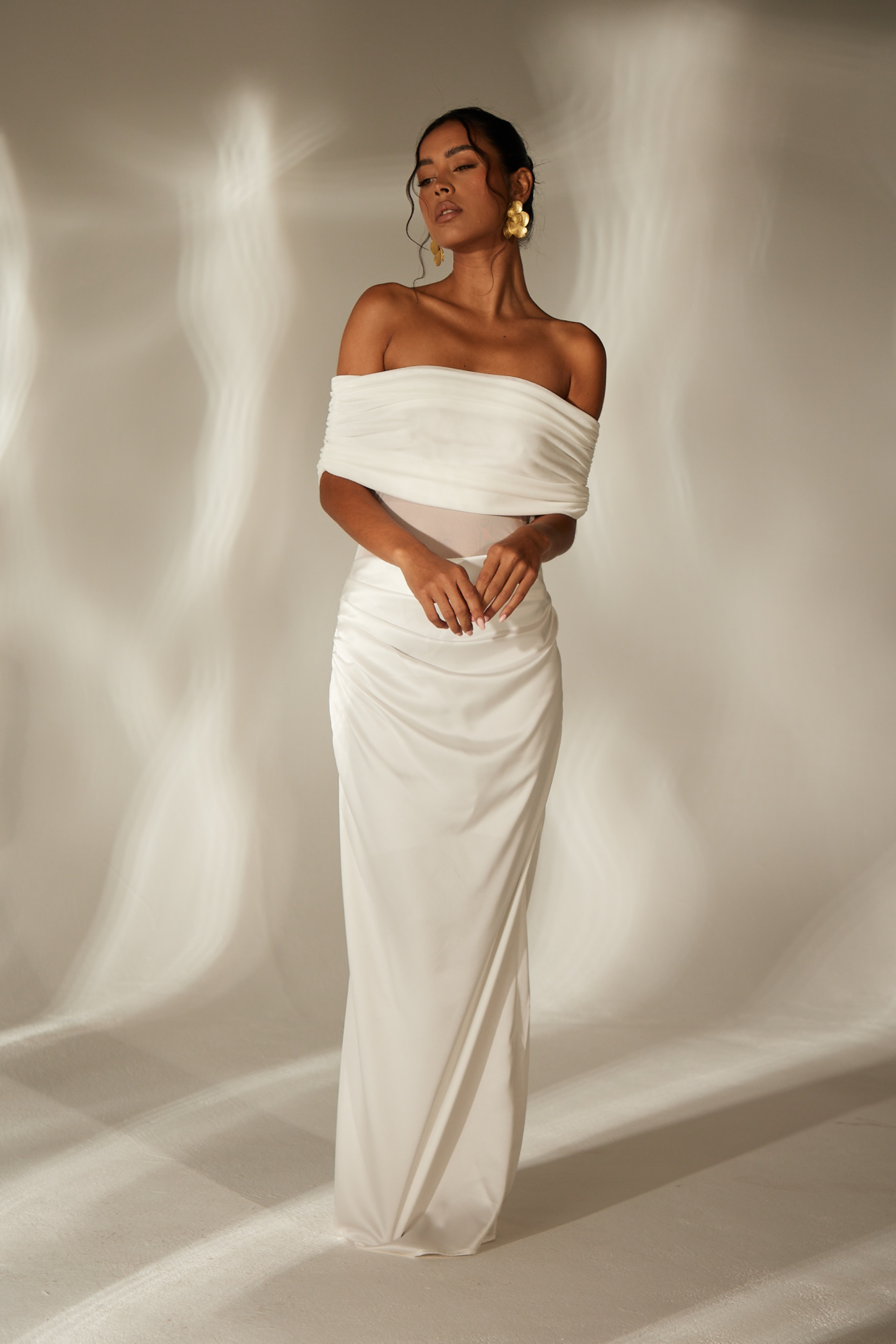 aria cove maxi dress Pink jersey maxi dress Aria Cove