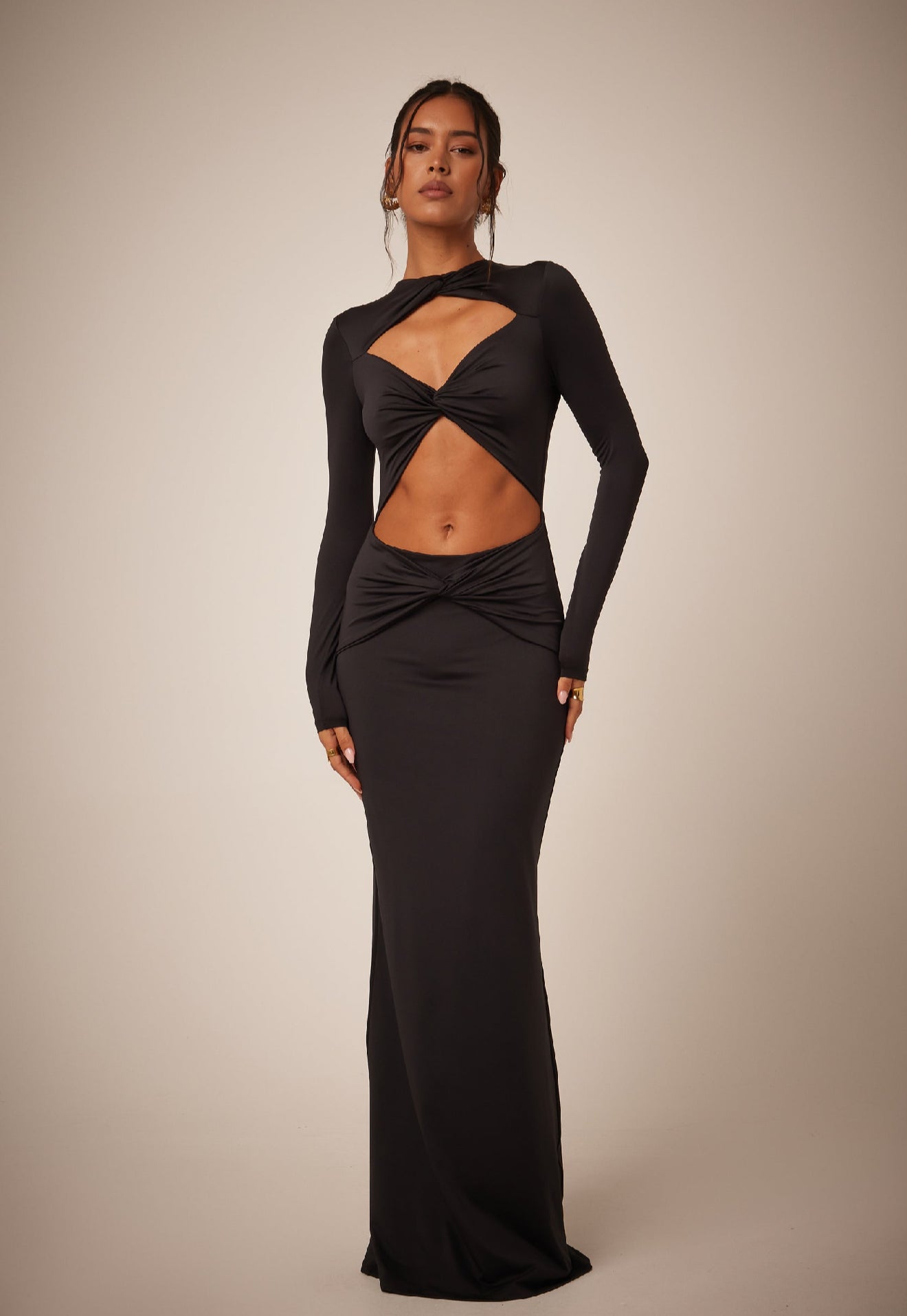 Twist front maxi dress size 12