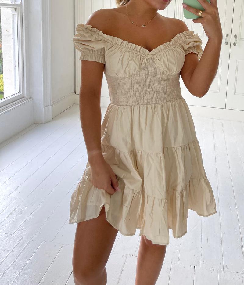 RUFFLE DRESS SIZE 8