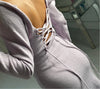 KNITTED MIDI DRESS IN LILAC SIZE SMALL
